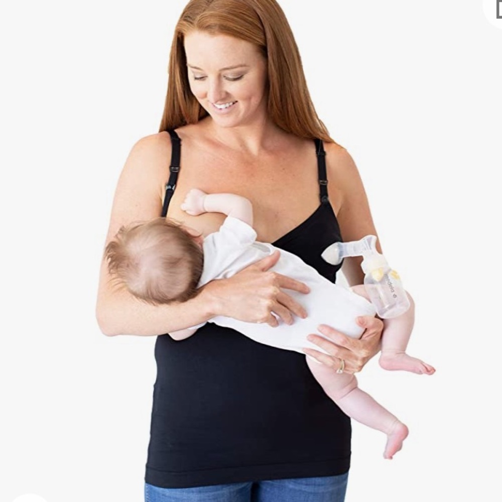 NWT Kindred Bravely Black Nursing Pumping Tank